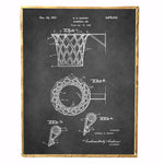 Vintage Basketball Net Blueprint