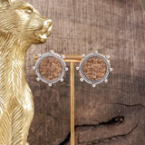 Cross Coin Stud