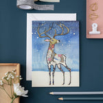 Stag Snow Card