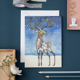 Stag Snow Card