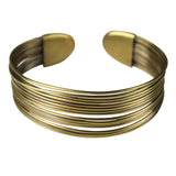 Nara Wire Cuff, Brass