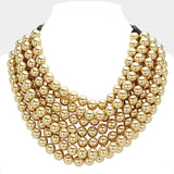 Layered Necklace:Gold