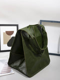 Shoulder Bag: Brown