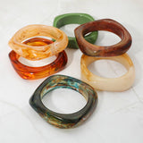 Resin Bangle: Tort