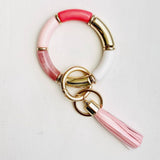 Plum Key Ring