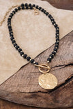 Beaded Coin Toggle