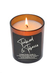 Teakwood & Tobacco Soy Candles-10oz Jar With Lid Black Label