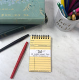 Library Card Memo
