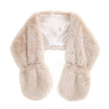 Fur Shawl BLK