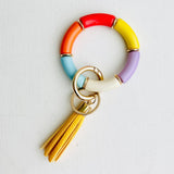 Plum Key Ring