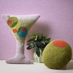 Martini Glass Shaped Hook Pillow - Ampersand