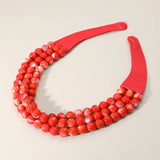 Triple Layer Necklace: CREAM