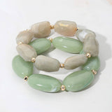 Oval Pebble Bracelets