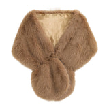 Fur Shawl BLK
