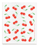 Cherries Swedish Dishcloth