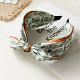 Headband Satin Brwn