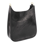 Sloane Crossbody Messenger Black Greek Key Strap