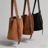 Brown Bucket Bag