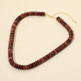 Beaded Necklace:Multi