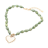 Heart Pendant: Brown