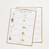 Celebrate gift tag