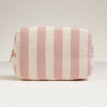 Pink Striped Pouch