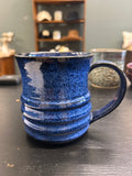Mug: Ribbed Cobalt Blue