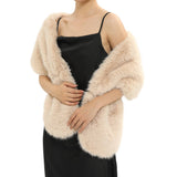 Fur Shawl BLK