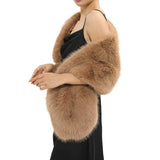 Fur Shawl BLK