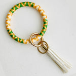 Ribbon B&W Key Ring