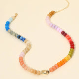 Beaded Necklace:Multi