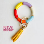 Plum Key Ring
