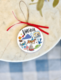 Virginia Ornament