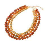 Triple Beaded Necklace