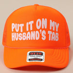 Husband's Tab Trucker Hat