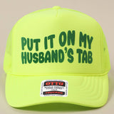 Husband's Tab Trucker Hat