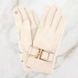 Gold Buckle Gloves