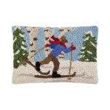 Country Skier Hook Pillow
