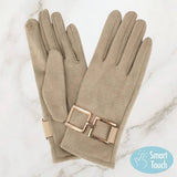 Gold Buckle Gloves