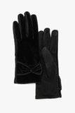 Velvet Bow-Blk