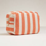 Coral Striped Pouch