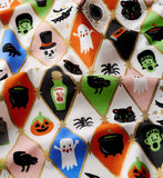 Halloween Argyle Towel
