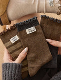 Ruffle Trim Socks