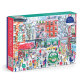 Michael Storrings Christmas in Greenwich Village 1000 Piece Puzzle