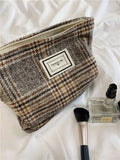 Plaid Cosmetic Bag