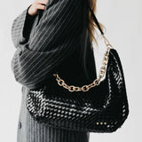 Slouchy Bag: Diamond Black