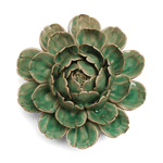 Teal Wall Flowers