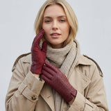 Faux Leather Gloves