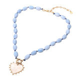 Heart Pendant: Brown