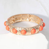 Hammered Bracelet: Grey